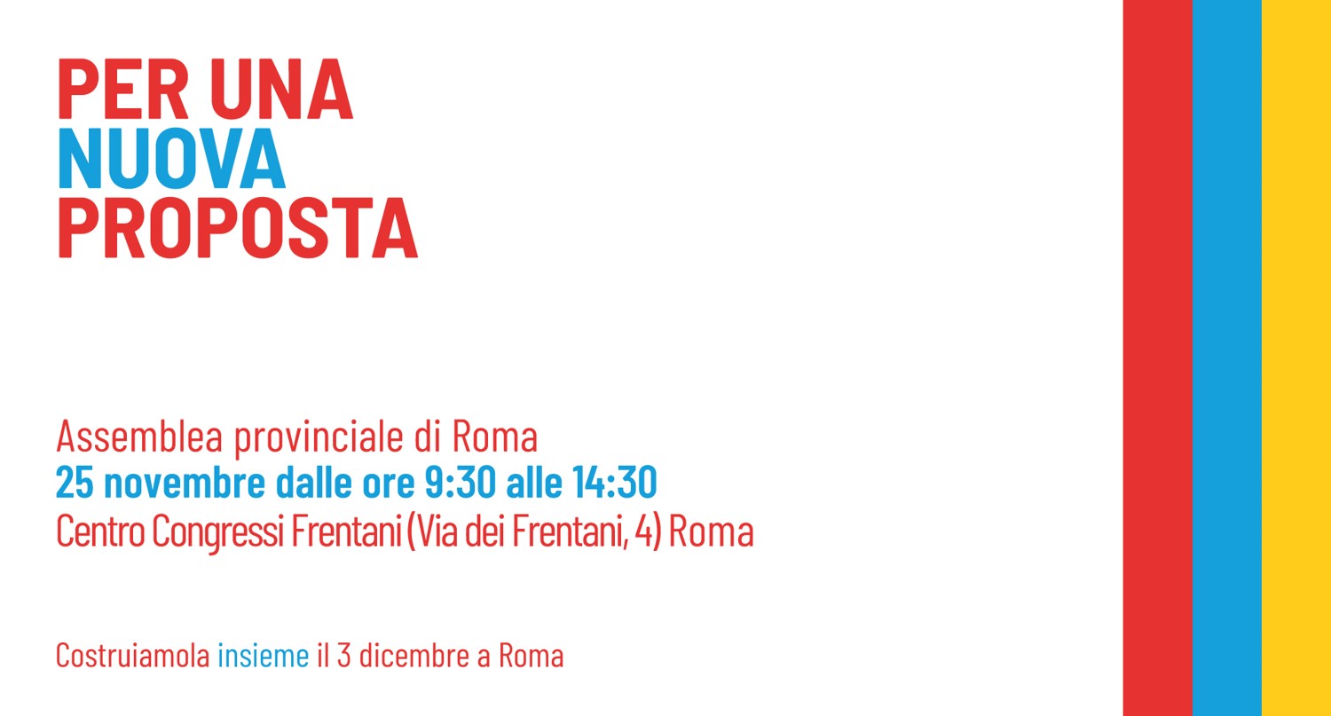 Assemblea provinciale Roma per una nuova proposta articolo 1 sinistra italiana possibile