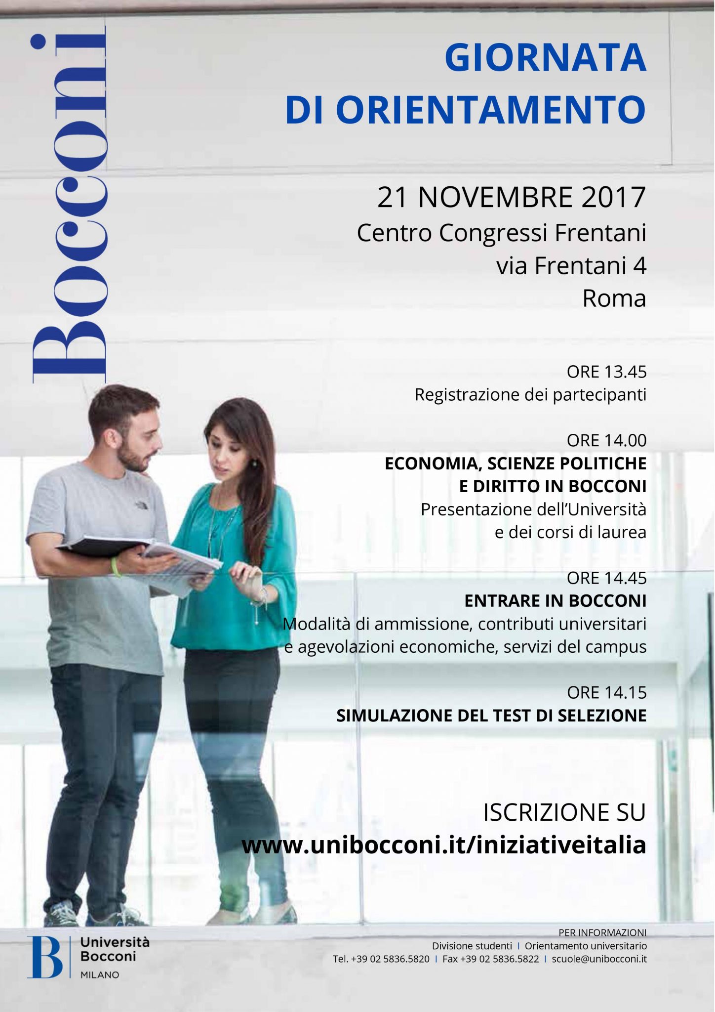 locandina orientamento bocconi