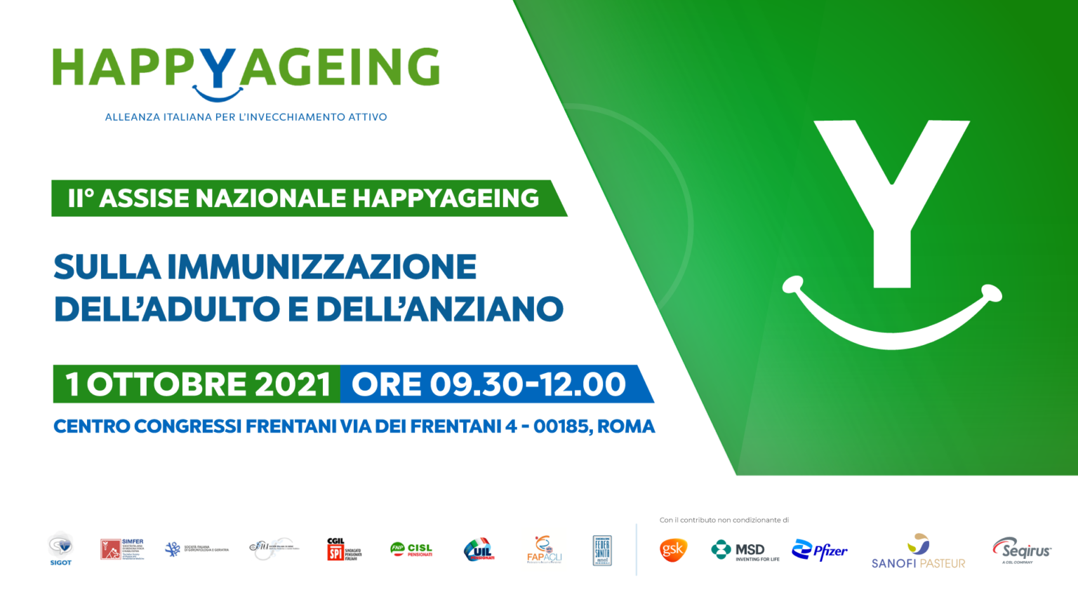 locandina dell'evento II Assise nazionale HappyAgeing