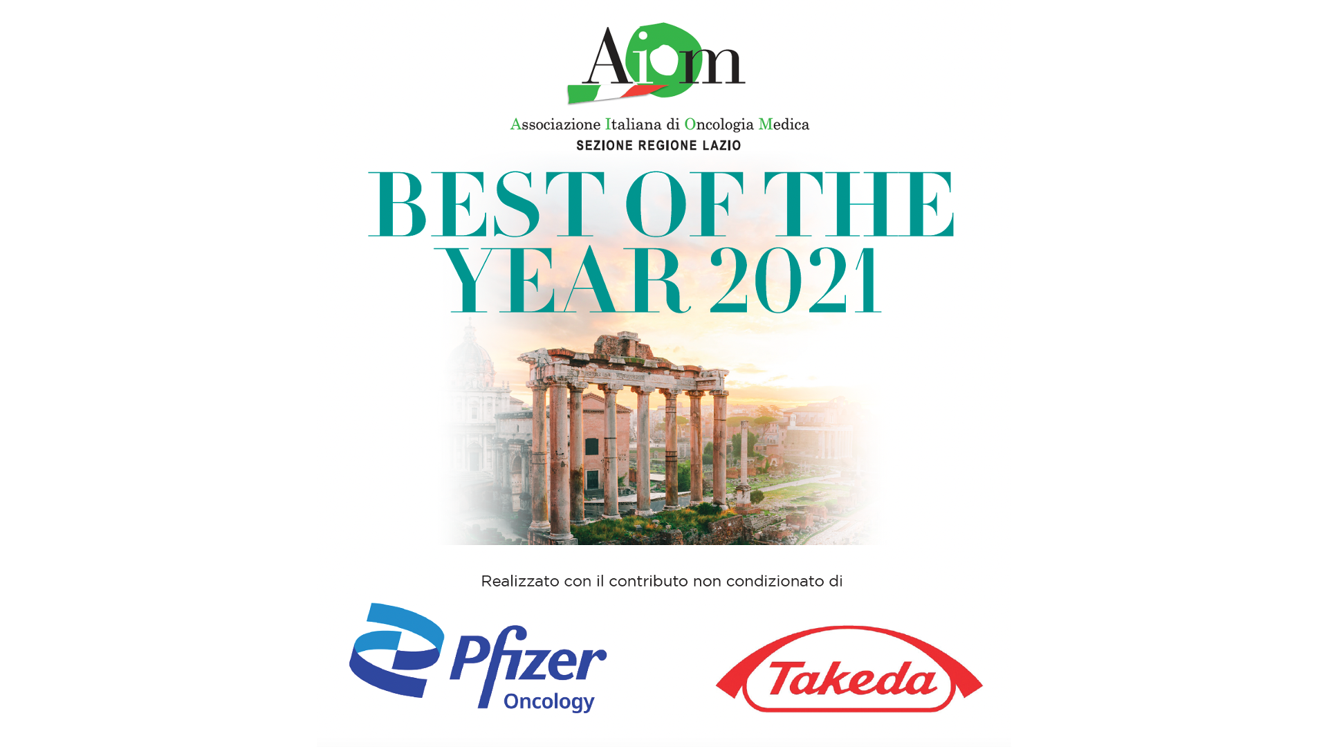 locandina dell'evento Aiom Lazio Best fo the year