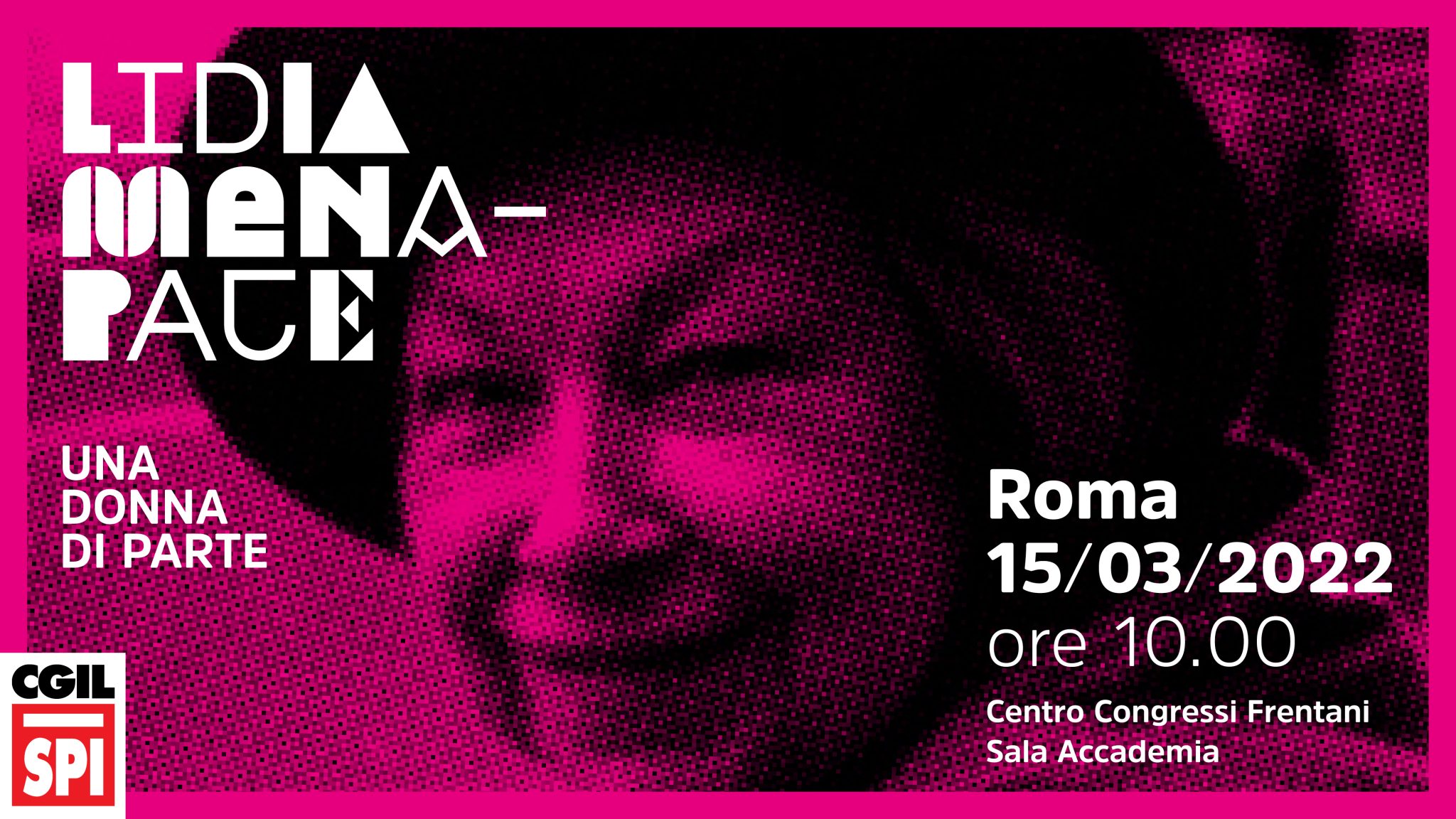 locandina evento spi-cgil intitolato linda mena-pace in data 15 marzo
