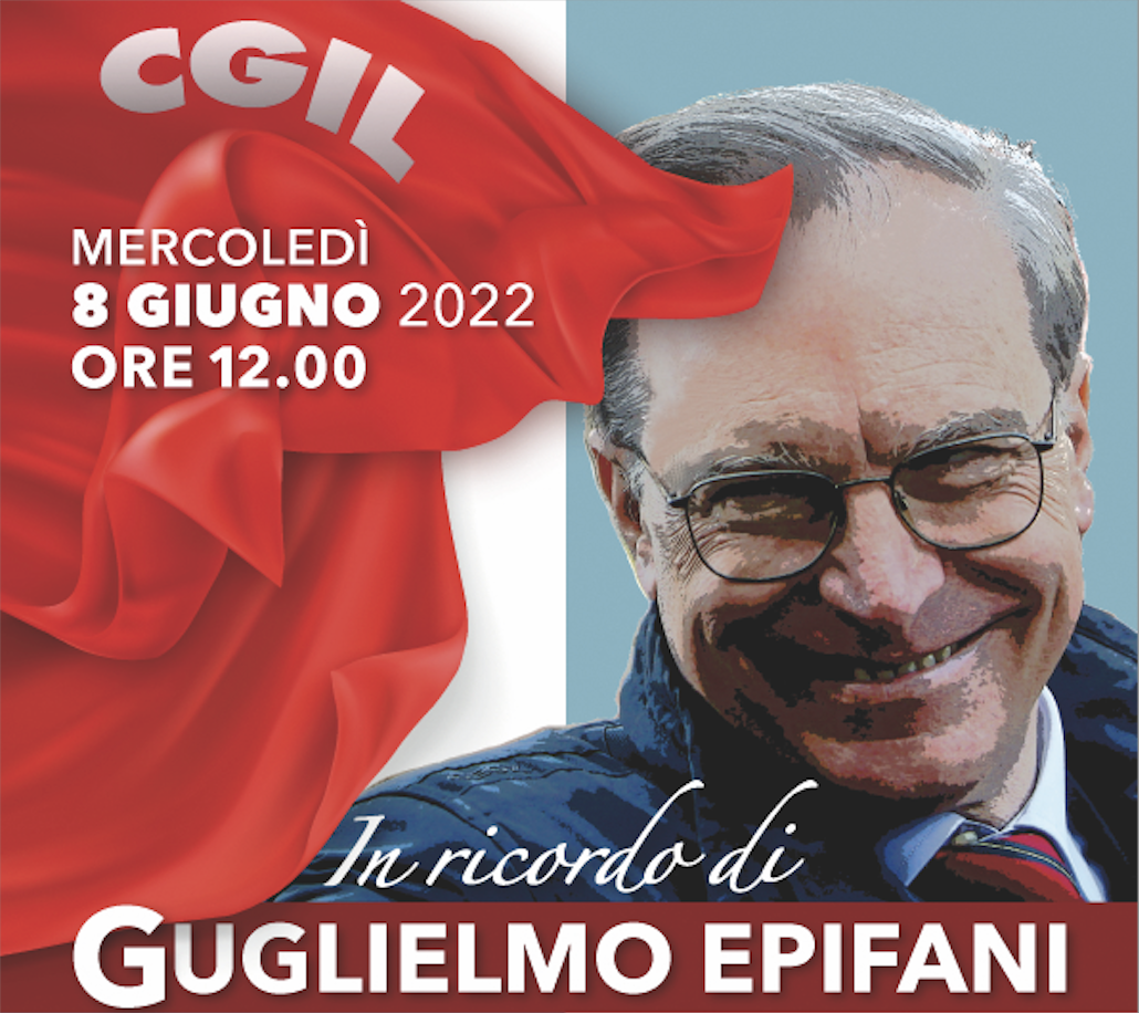 Locandina evento "In Ricordo di Guglielmo Epifani