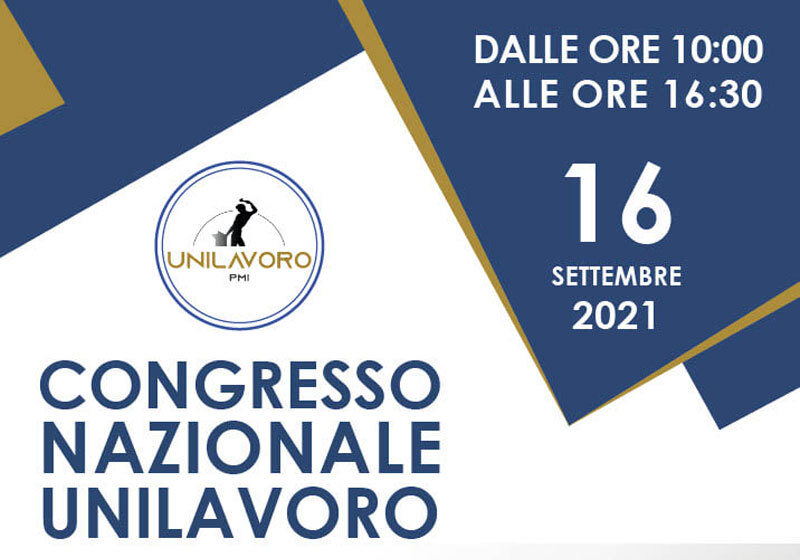 locandina del Congresso nazionale unilavoro 16 settembre