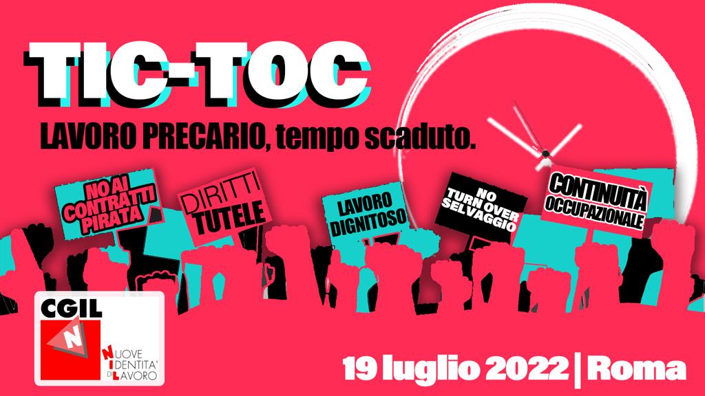 Locandina evento NIdiL 19 luglio 2022